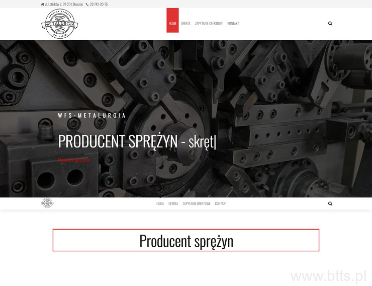 Wyszkowska Fabryka Sprężyn "METALURGIA" Sp. z o.o.